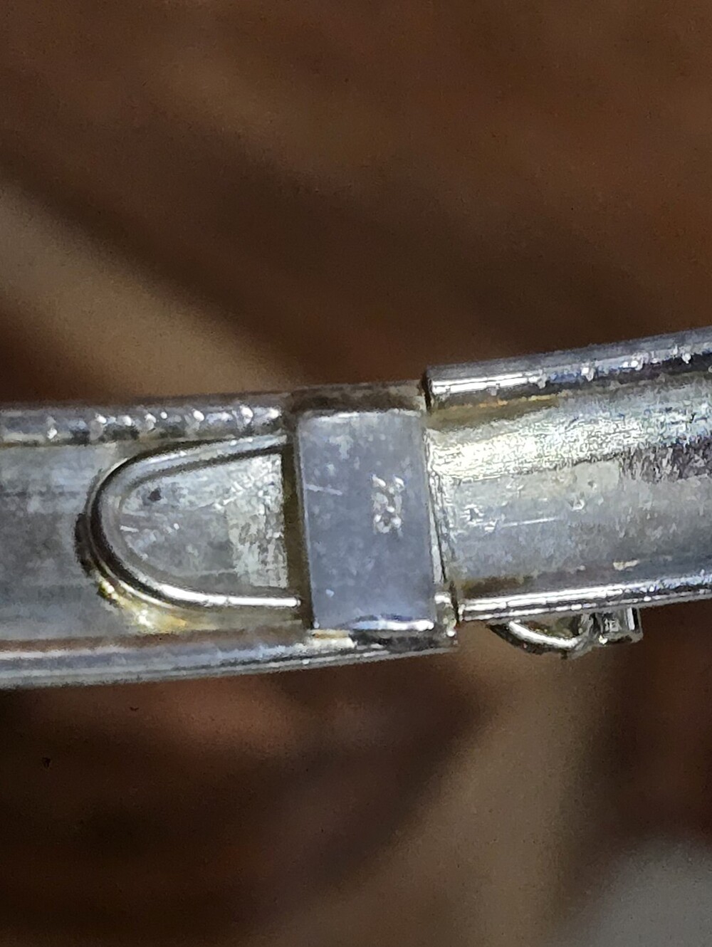 925 Sterling Silver Engraved Starburst Bangle Bracelet - Picture 5 of 7